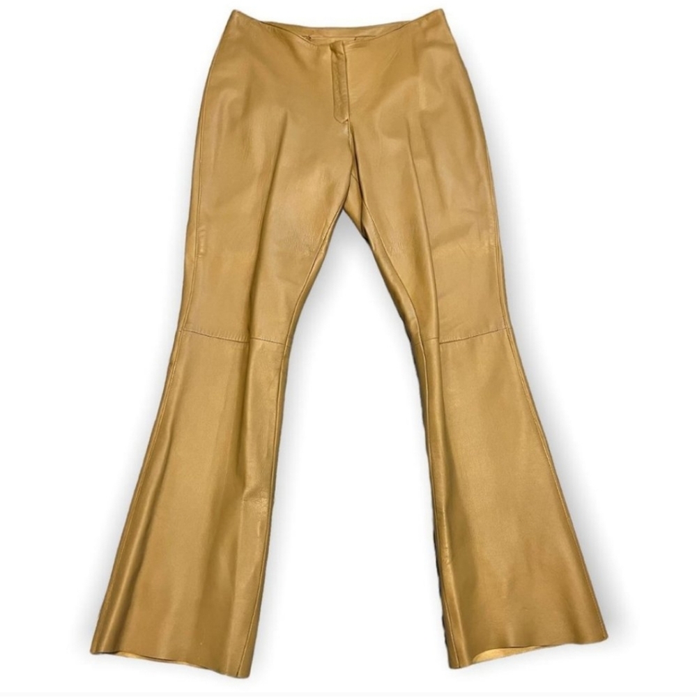 Genuine Vintage Leather Jez Montreal Luxury Designer Flared Pants